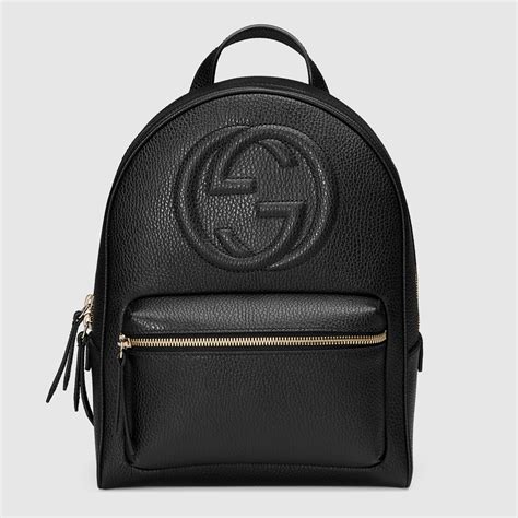 gucci chain backpack black|black Gucci backpack for women.